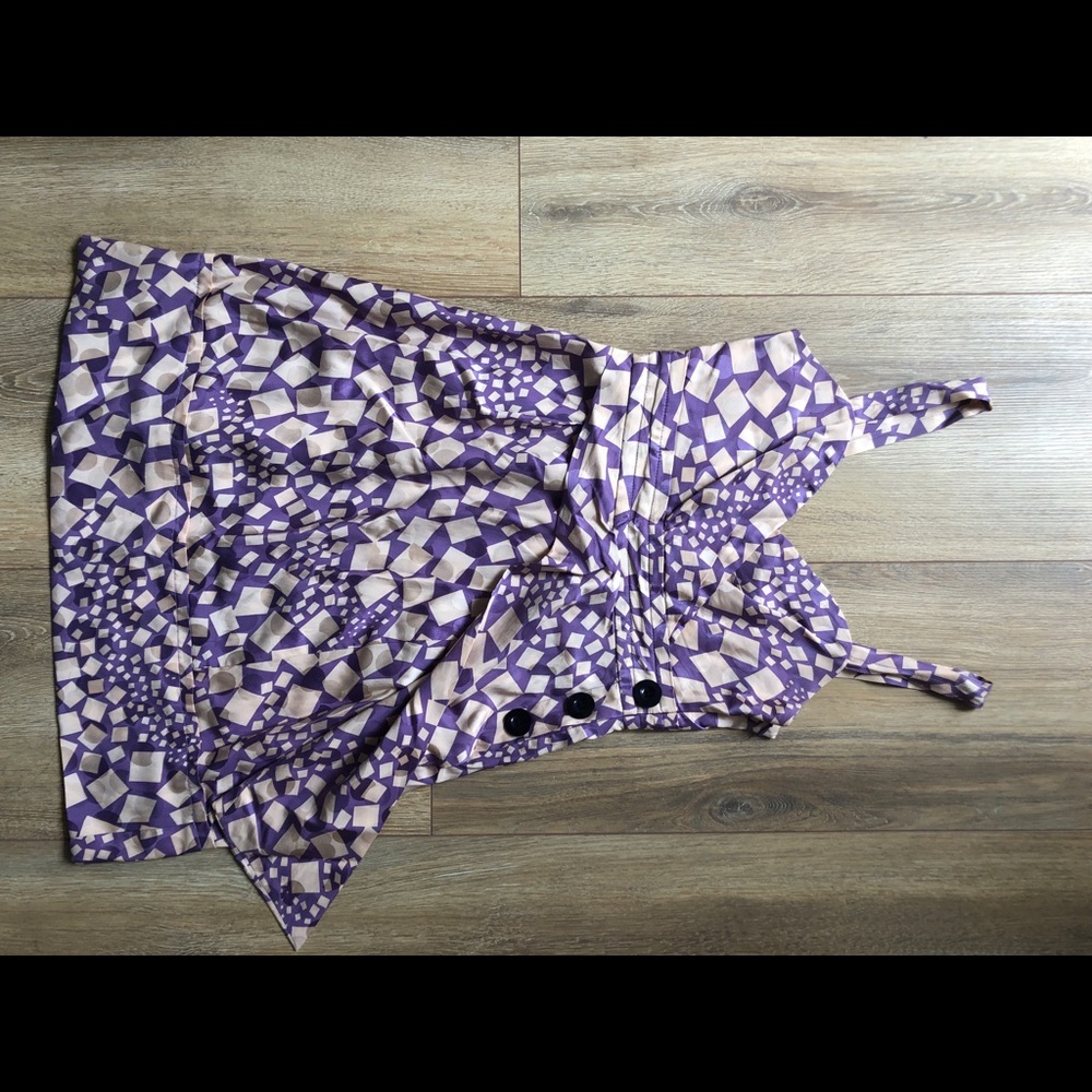 Marc Jacobs size 0 sundress print silk cotton